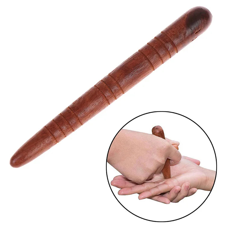 Wooden Acupoint Massage Stick — Meridian Pen for Foot, Sole & Body Acupressure Therapy