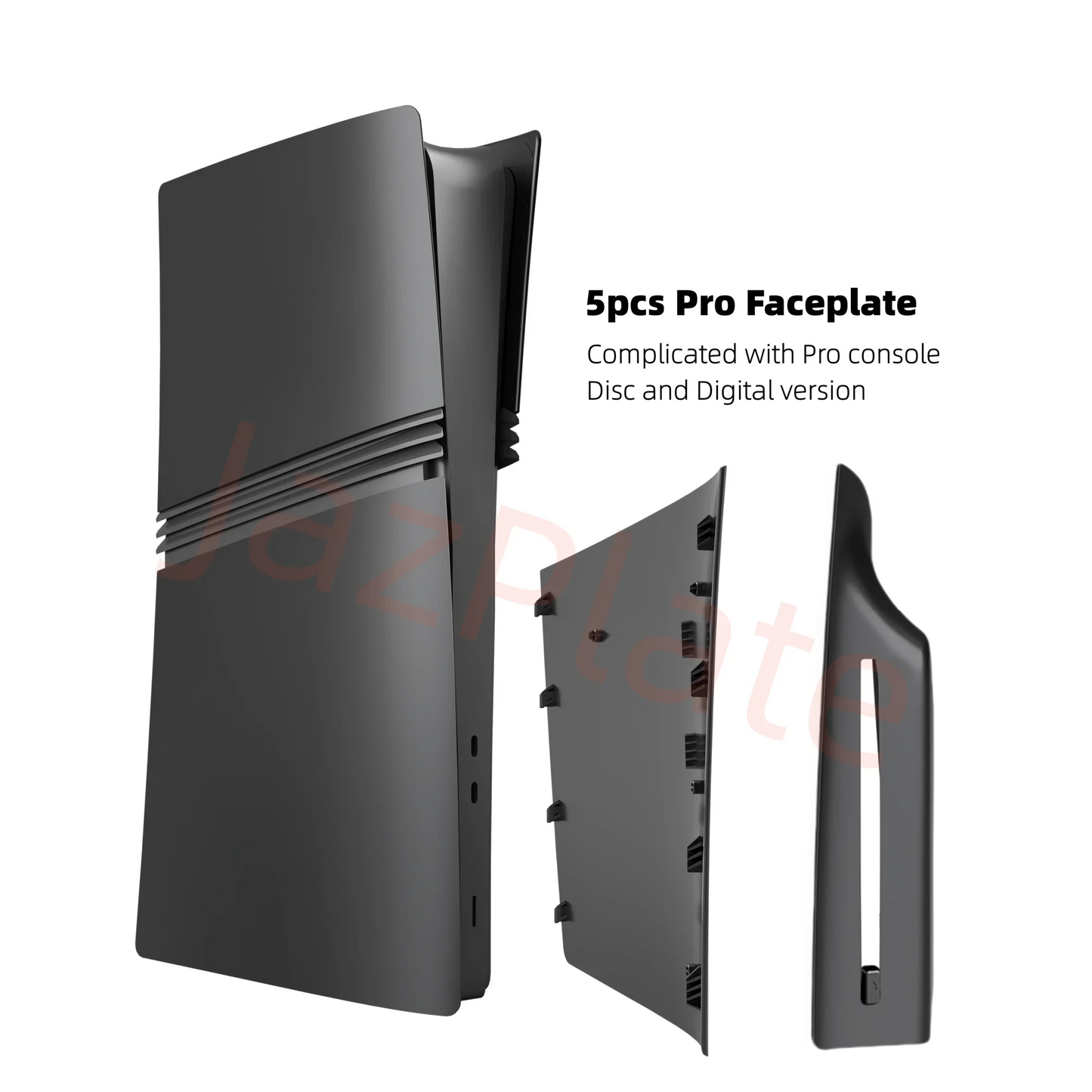 5-in-1 30th Anniversary Gray Faceplates for PS5 Pro – Disc & Digital Edition PlayStation 5 Cover Accessories