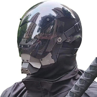 JAUPTO Cyberpunk Mask Cosplay – Cool Techwear Mask for Halloween, Party & Music Festival Decorations