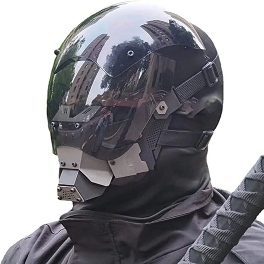 JAUPTO Cyberpunk Mask Cosplay – Cool Techwear Mask for Halloween, Party & Music Festival Decorations