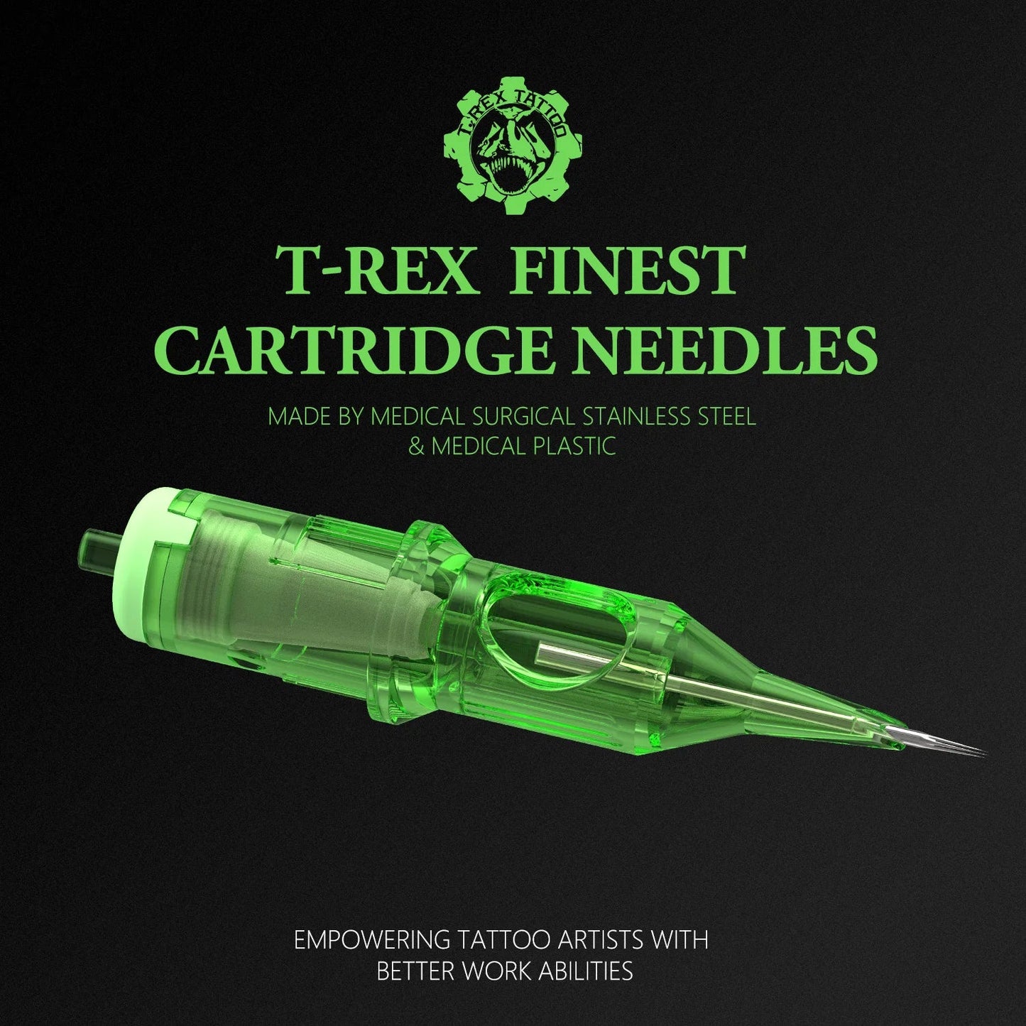 T-Rex 20PCS Tattoo Needle Cartridges - Sterile Disposable RL & RM Needles for Tattoo Machines