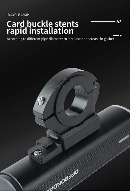 OFFBONDAGE 1000 Lumen Bicycle Light - USB Charging Bike Headlight & Power Bank | MTB & Road Highlight Flashlight for Handlebar