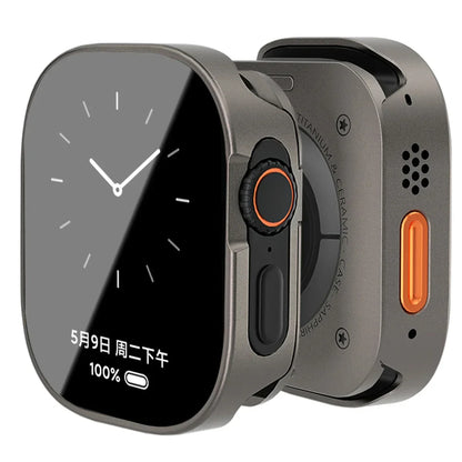 Waterproof Aluminum Alloy Case for Apple Watch Ultra 3/2 49mm – Full Coverage Metal Protective Cover for iWatch Series 11/10/9/8/7/SE3 45mm/44mm/46mm