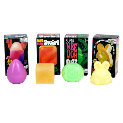 2026 Nee-Doh Golden Egg Blind Box Toy – Squishy Surprise Stress Relief Squeeze Toy for Kids Easter Party Gift