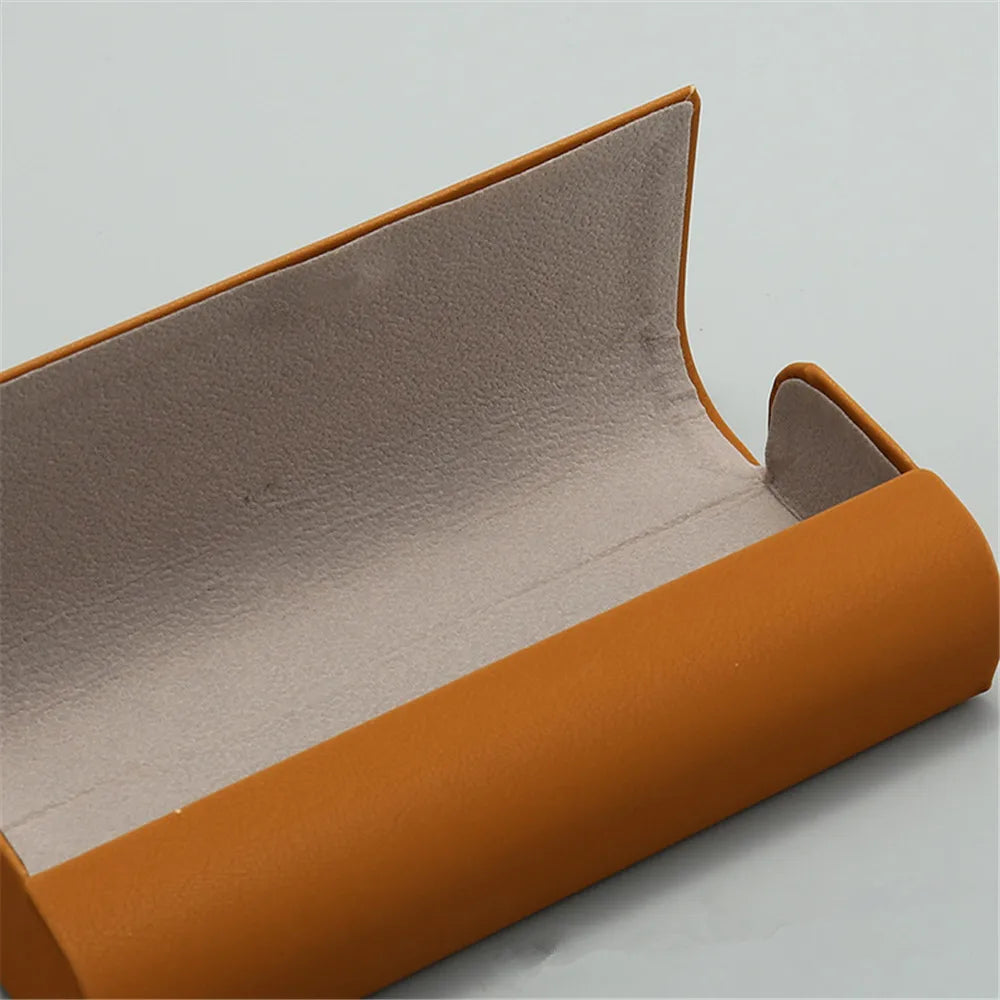 PU Leather Glasses Case: Men Women Sunglasses Myopia Presbyopia Storage Box - Portable Anti-Pressure Eyeglasses Bag, Eyewear Accessory