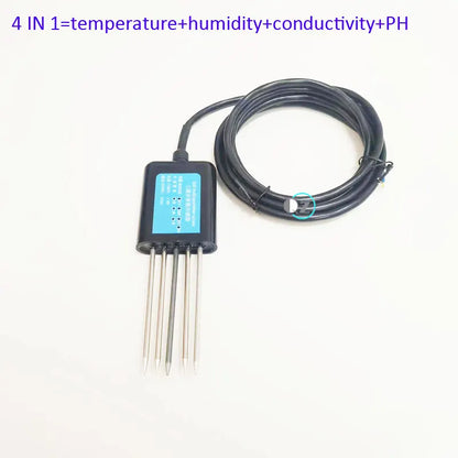 7-in-1 RS485 Modbus Soil Sensor – NPK, pH, EC, Temperature, Humidity & Moisture Tester for Agriculture