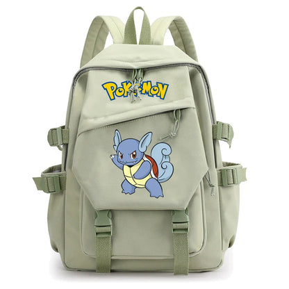Pokemon Waterproof Women’s Backpack – Pikachu, Gengar, Snorlax Schoolbag for Girls & Students