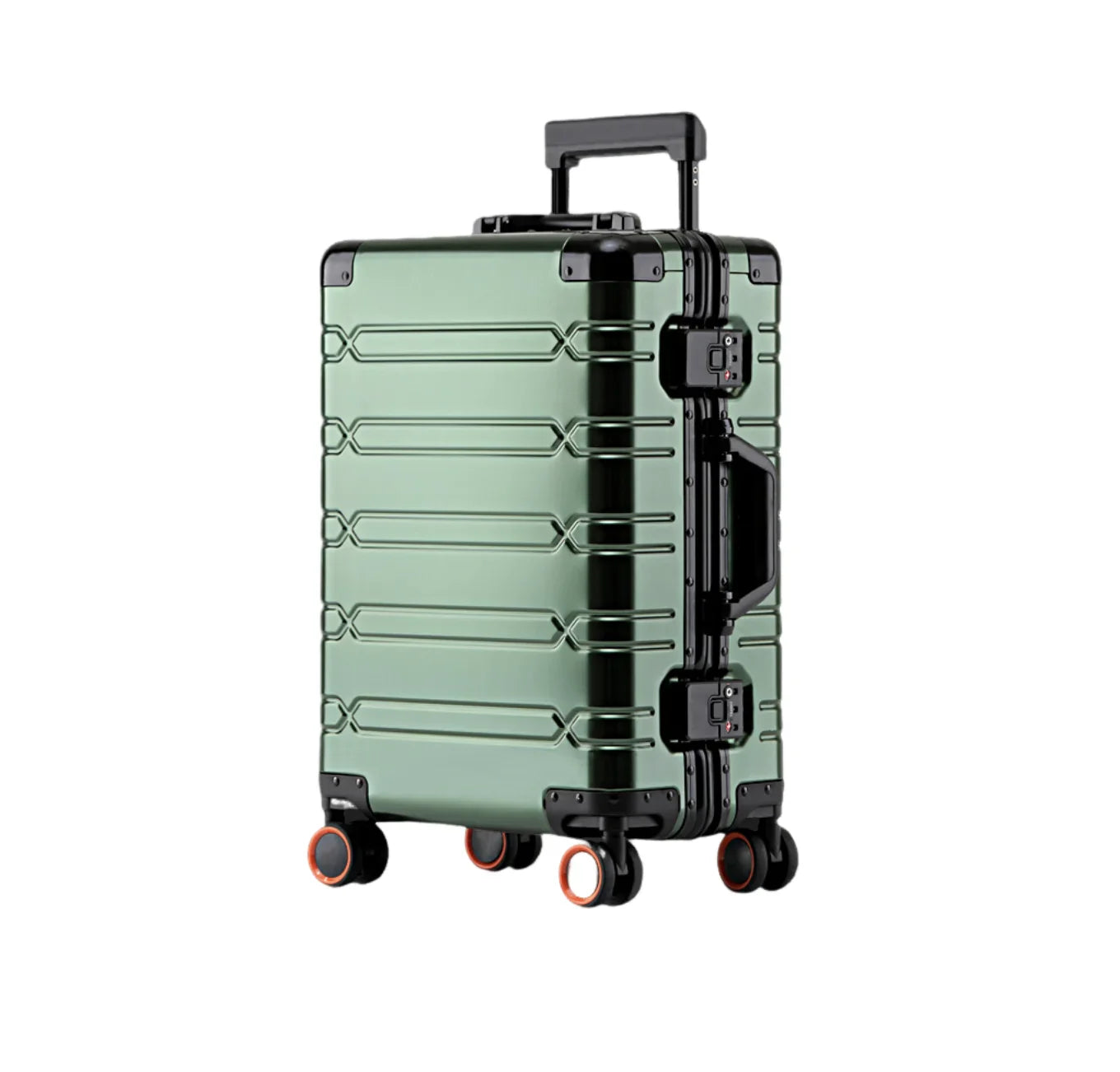 2024 Large Capacity Luggage Sets - Durable Aluminum Suitcase for Women - Carry-On Boarding Travel Options 20/24/29 Inch