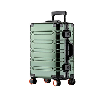 2024 Large Capacity Luggage Sets - Durable Aluminum Suitcase for Women - Carry-On Boarding Travel Options 20/24/29 Inch