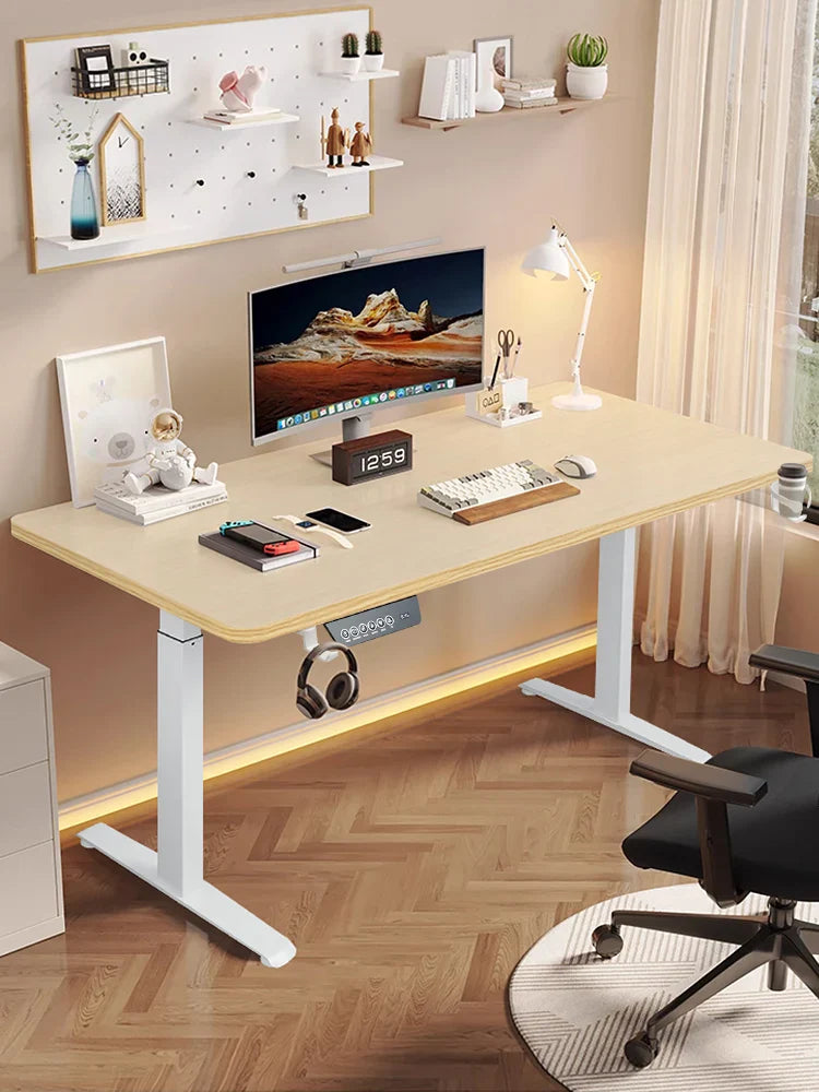 Height-Adjustable Standing Desk – Smart Motion Computer Desk for Study, Gaming, and Office Use