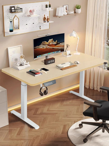 Height-Adjustable Standing Desk – Smart Motion Computer Desk for Study, Gaming, and Office Use