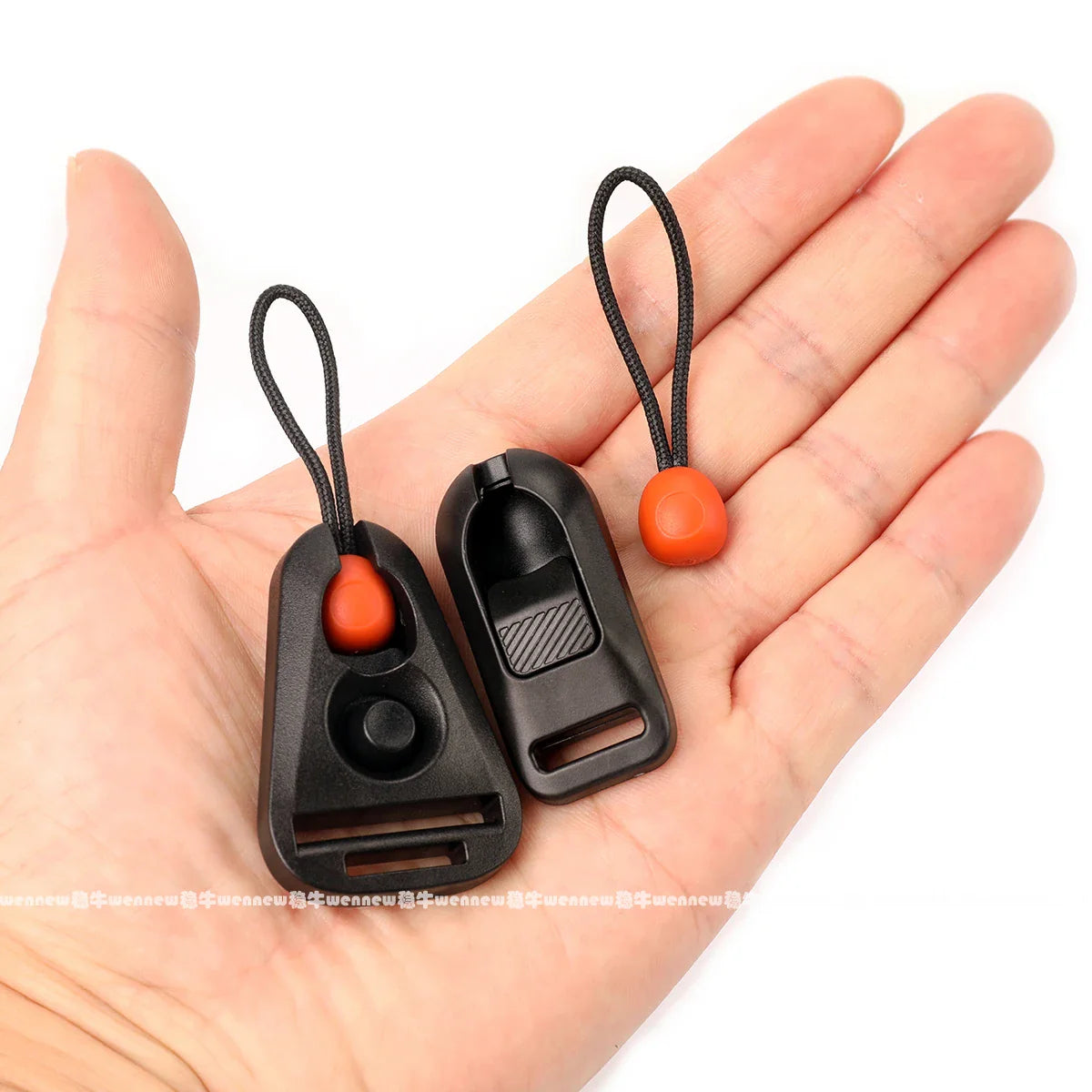 2pcs Quick Release Connectors with Base Adapters – Camera Strap Accessories for Sony, Canon, Nikon & Fujifilm