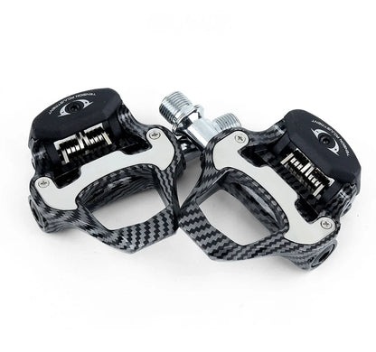 RACEWORK Carbon Fiber Road Bike Pedals Ultra-Light SPD Keo Self-Locking Professional Cycling Pedals