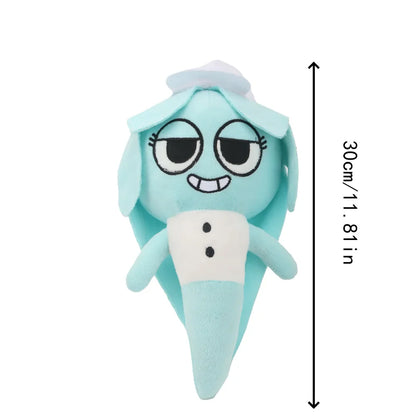 Kawaii Dandy's World Plush Toys – Twisted Eggson Painted Pattern Game Peripheral for Kids, Birthday & Xmas Gift