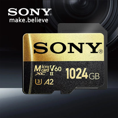 SONY High-Speed 1TB Micro SD Card — Mini MicroSD Memory Card for Xiaomi, Camera & PC (1TB/512GB/256GB/128GB)