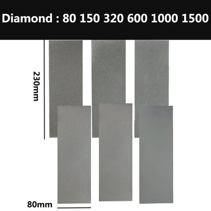1000 Grit Diamond Plate Sharpening Stone – Large Whetstone for Professional Knife & Blade Sharpening, Apex Edge Tool