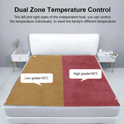 220V Electric Heating Blanket – Thicker Thermal Mattress with Automatic Thermostat for Body Warmth and Room Comfort