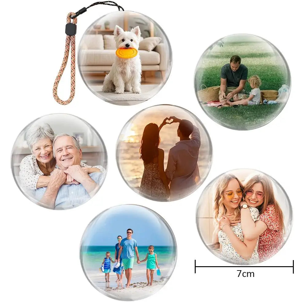 3D Video Crystal Ball — DIY Memory Art Glass Lamp with 2.7" Screen, 4GB Video Player, Spherical Pixel Display, Perfect Gift