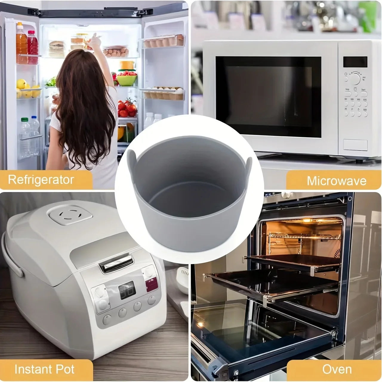Air Fryer Silicone Egg Poacher Cups – 1pc/4pcs Non-Stick Egg Cooker Mold