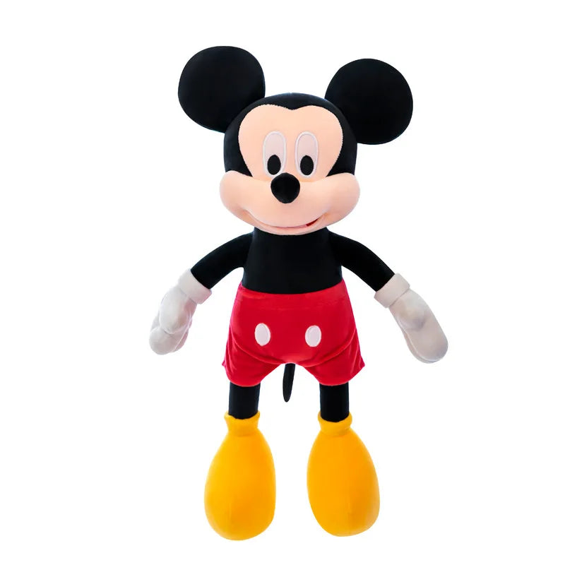 35cm Disney Mickey Mouse Plush Toy - Kawaii Anime Mickey and Minnie Stuffed Models, Decoration Dolls for Kids' Birthday Gifts