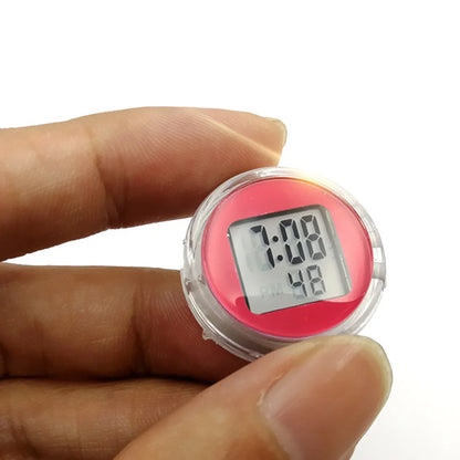 Mini Waterproof Motorcycle Bike Sticky Digital Display Clock Watch | Auto Car Interior Decoration | Motorcycle Accessories