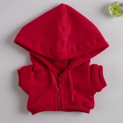 15/17cm Labubu Doll Hooded Zipper Sweatshirt Outfit Set – Stylish Ropa Accessories