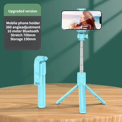 Wireless Selfie Stick & Tripod Stand with Light – Bluetooth Remote for iPhone, Mobile & TikTok Live