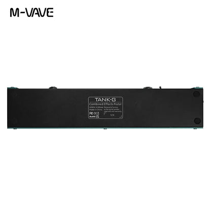 M-VAVE Tank-G Rechargeable Guitar Multi-Effects Pedal with 36 Presets & 9 Preamp Slots