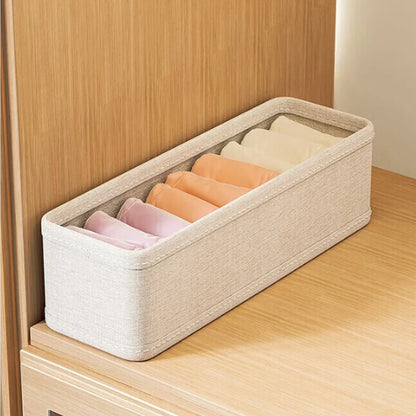Drawer Wardrobe Storage Organizer - Foldable Clothes Box for T-Shirts, Jeans, Underwear & Pants