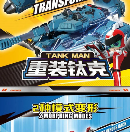 Galaxy Detectives Tobot Transformation Toy – Car to Robot Anime Figure, Korea Cartoon Deformation Tank Gift
