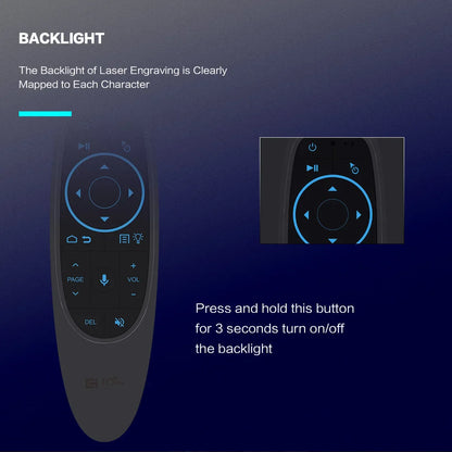 G10S 2.4G Wireless Air Mouse with Voice Remote Control and Gyroscope - IR Learning - Compatible with Android TV Box - G10SPRO BT