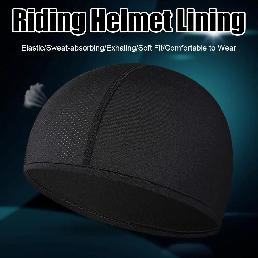 Breathable Motorcycle Helmet Inner Cap - Quick Dry Racing Hat Beanie for Helmet, Motorcycle Accessories