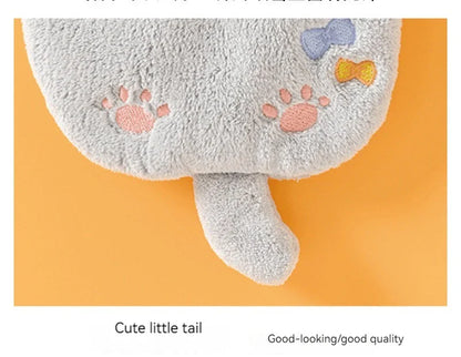 Cute Cartoon Tanuki Hanging Towel – Coral Velvet Absorbent Kitchen & Bathroom Towels, Thick Cloth
