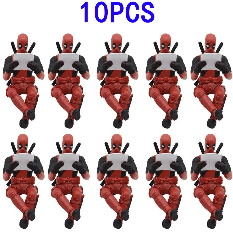 Deadpool & Wolverine Movie Figures – Cute Action Toy Dolls & Plush Decor for Kids’ Birthday Gifts