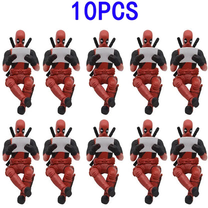 Deadpool & Wolverine Movie Figures – Cute Action Toy Dolls & Plush Decor for Kids’ Birthday Gifts