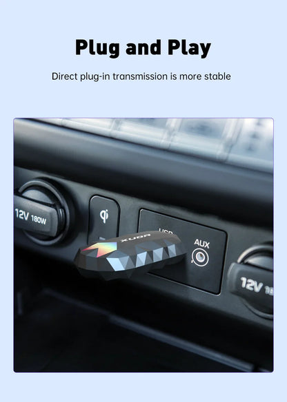 XUDA 2-in-1 Wireless CarPlay & Android Auto Mini Box - Plug & Play, Automatic Connection for 99% of Cars