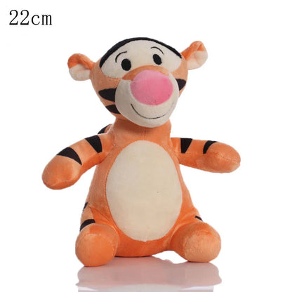 Cute Cartoon Plush Doll — Bear, Donkey, Tigger & Piglet Rag Doll | Soft Sitting Toy for Kids