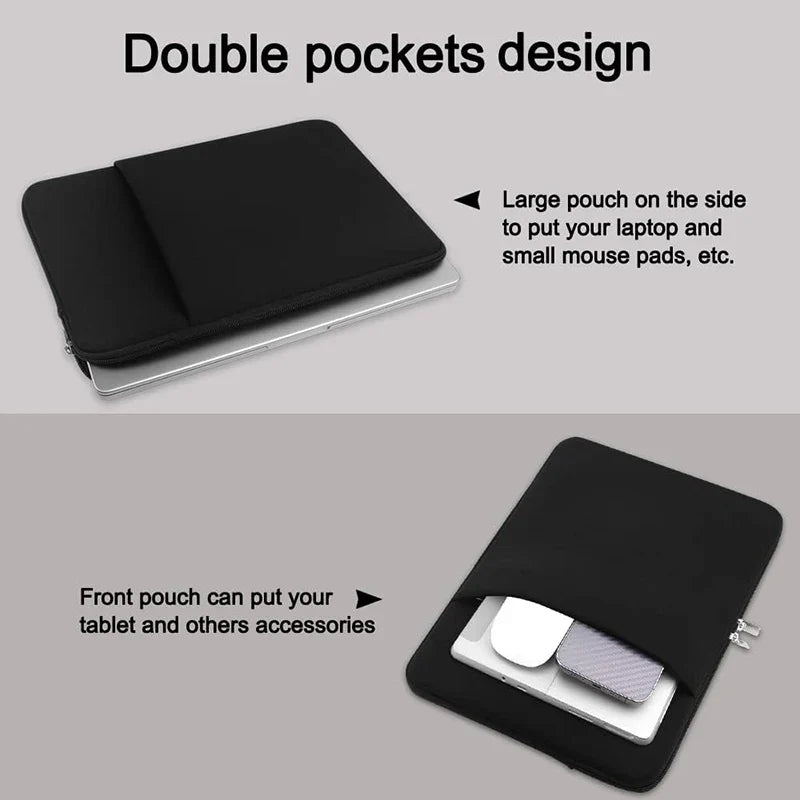 Laptop Bag Case - Protective Notebook Sleeve for MacBook Air Pro 13-15.6 Inch, Lenovo, Dell, HP & Xiaomi Computers