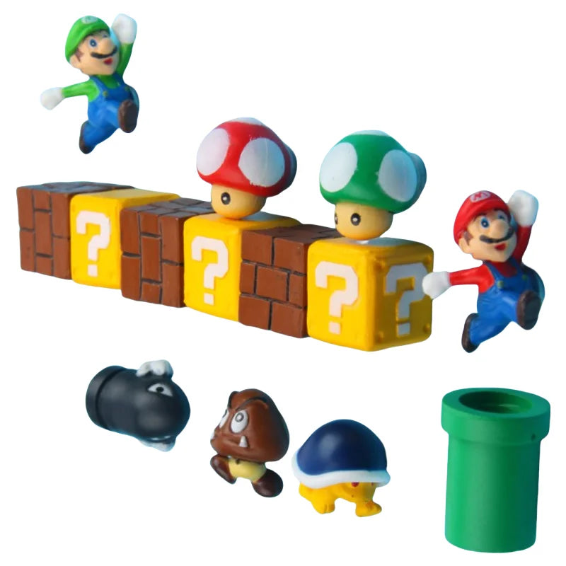 Japan Game Figure Super Mario Bros Fridge Magnets – Luigi, Yoshi, Toad Mini Figurines & Refrigerator Stickers Ornament