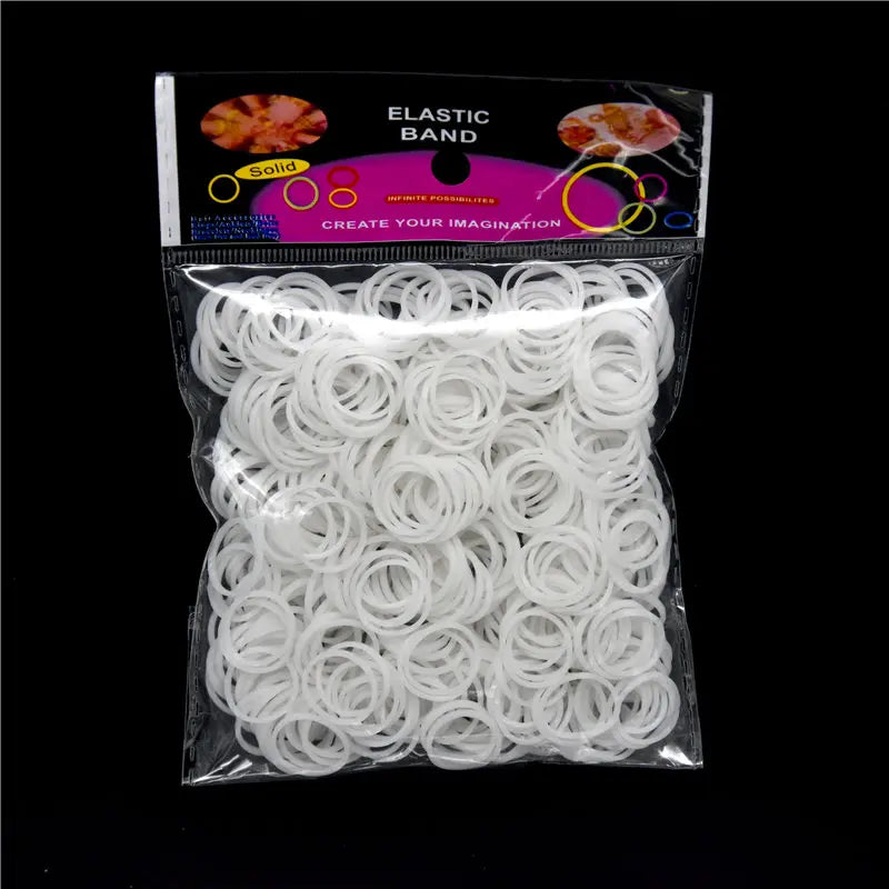 Pantone Color Rainbow Rubber Bands for Loom Bracelets – Western European Style DIY Arts & Crafts Kit