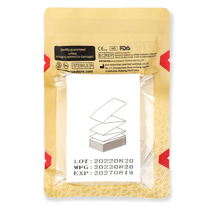 RHINO RESCUE Sterile Compressed Gauze for Emergency Wound Dressing – First Aid & Trauma Kit Essential