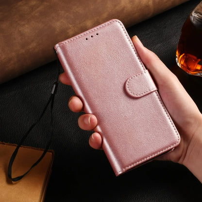 Samsung Galaxy Leather Flip Wallet Case - Protective Cover with Card Holder