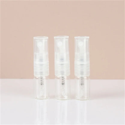 20/50/100/200pcs 1ML Portable Glass Spray Bottles | Refillable Perfume Sample Dispenser
