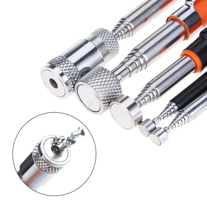Mini Portable Telescopic Magnetic Magnet Pen - Handy Tool for Picking Up Nuts, Bolts, Extendable Pickup Rod Stick