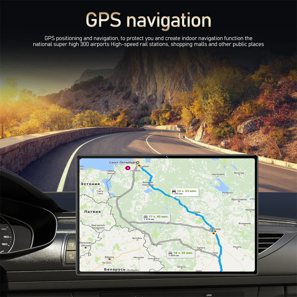 16 Pro 10.1" Android Tablet – HD Display, Android 12, 4G/5G Dual SIM, GPS, 10000mAh for Kids