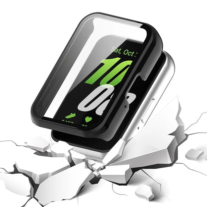 Protective Watch Case for Samsung Galaxy Fit 3 SM-R390 – PC Cover with Tempered Glass, Anti-Fall & Anti-Scratch