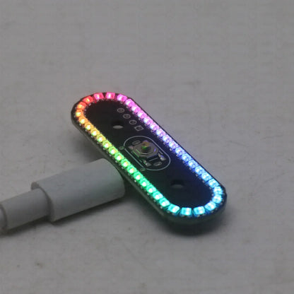 Wireless LED Tail Light - Colorful Flowing Gradient Breathing Flashing Lamp for RC Cars, Aircraft & Drones