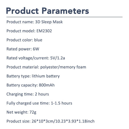 USB Heated Eye Mask with Vibration Massage – Relieve Eye Fatigue, Dry Eyes, and Promote Sleep for Home, Office & Travel