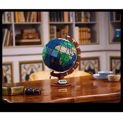 2585PCS Globe Map Building Block Set – Creative MOC Model Toy for Children’s Educational Assembly & Birthday Gift