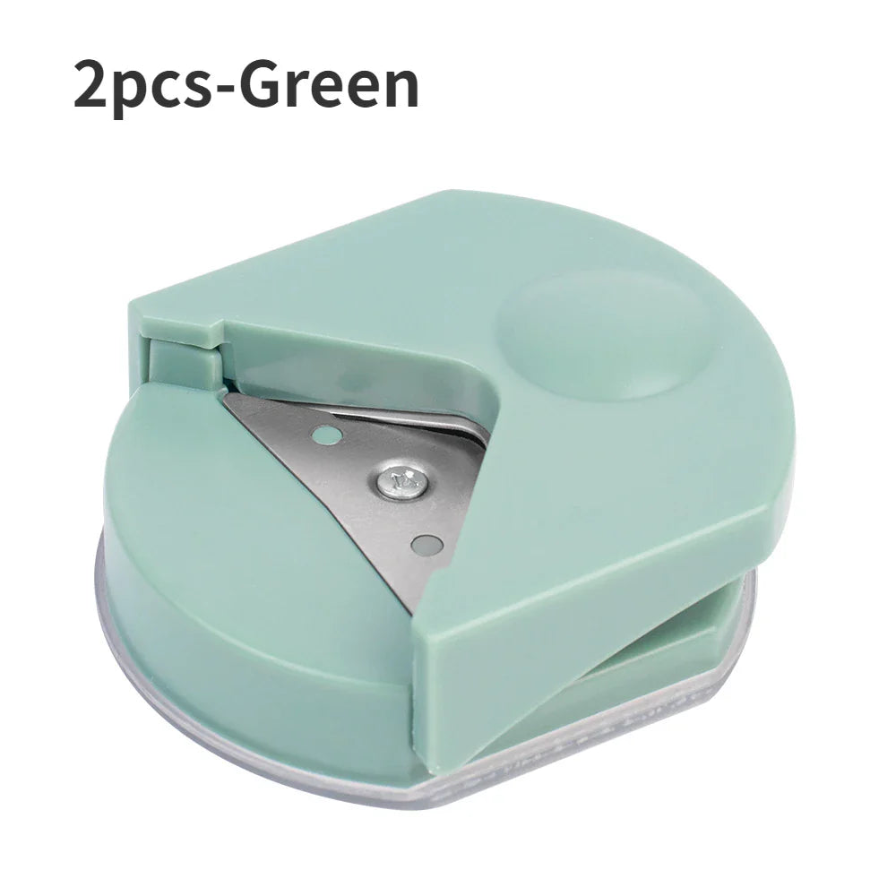 Circle Cutter & Button Maker — Portable Corner Rounder Paper Cutter for Cards, Photos & Crafts